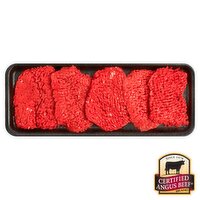 Certified Angus Beef Round Cube Steaks, Boneless, Average Weight 1.25 lb Pack