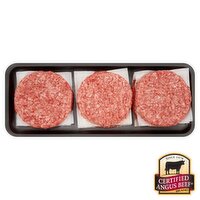 Certified Angus Beef Freshly Ground Beef Patties, 80% Lean / 20% Fat, Average Weight 2 lb Pack