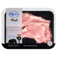 Crème De Veau Veal Rib Chops, Bone In, Average Weight 1.25 lb Pack