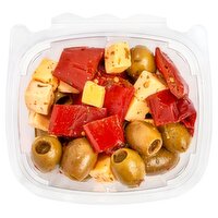 Fiery Cheddar Olive Salad