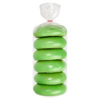 Fresh Bake 6 Pack Green Bagels, 18 Ounce 