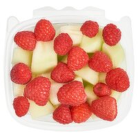 Small Honeydew Chunks and Raspberries, 14 oz