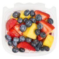 Small Pineapple Chunks, Trimmed Strawberries, Blueberries 14 oz