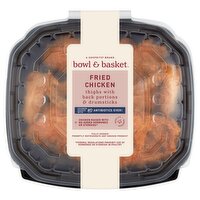 Bowl & Basket Thighs with Back Portions & Drumsticks Fried Chicken, 26 Ounce