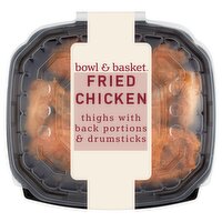 Bowl & Basket Thighs with Back Portions & Drumsticks Fried Chicken, 26 Ounce