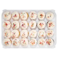 24 Pack Cupcakes With Rainbow Sprinkles, 40 Ounce