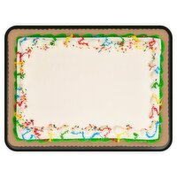 1/2 Sheet Yellow Cake with Vanilla Icing, 72 Ounce