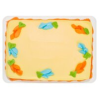 ¼ Sheet Gold Rose Border Cake, 64 Ounce