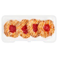 Raspberry Crown Danish, 4 Pack