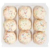 9 Pack Vanilla Birthday Tea Cakes, 9 Ounce