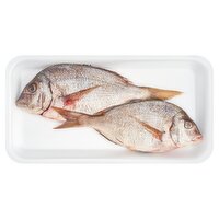 Fresh Tray Wrapped Whole Cleaned Porgies, 1 Pound