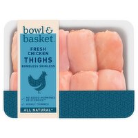 Bowl & Basket Boneless Skinless Fresh Chicken Thighs