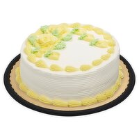 Yellow Cake with Whipped Topping, 65 oz, 10 in, 1 Each
