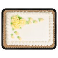 1/4 Sheet Yellow Cake with Whipped Topping, 40 Ounce