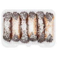 6 Pack Large Cannoli (Plain or Chocolate)