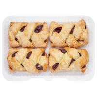 4 Pack Hand Held Mixed Berry Lattice Pies