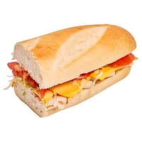 Store Prepared Classic Turkey & Cheese, Half Sub - Sold Cold, 9 oz