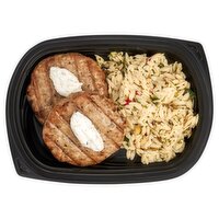 Grilled Tuna Burger With Lemon Orzo Salad - Sold Cold