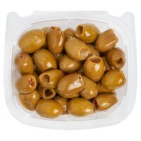 Picante Green Pitted Olives, 14 Ounce