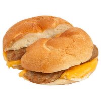 Store Prepared Egg, Sausage & Cheese Sandwich - Sold Hot, 7 oz