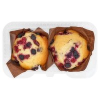 2 Pack Triple Berry Yogurt Muffins