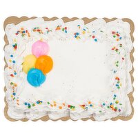 1/8 Sheet Occasion Funfetti Cake with Funfetti Bettercreme