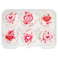 6 Pack Holiday Cupcakes, 10 Ounce