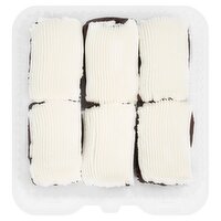 Mini Chocolate Cake with Vanilla Icing, 6 Pack