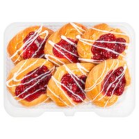 Mini Cherry Snail Danish, 6 Pack