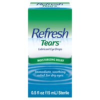 Refresh Tears® Lubricant Eye Drops Preserved Tears, 0.5 fl oz (15mL) Sterile, 0.5 Fluid ounce