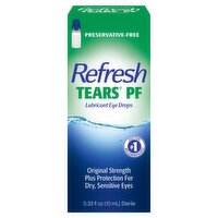 Refresh Tears PF Lubricant Eye Drops, 0.33 fl oz, 0.33 Fluid ounce