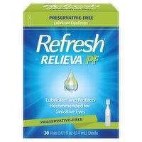 Refresh Relieva Pf Preservative-Free Lubricant Eye Drops, 0.01 fl oz, 30 count