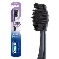 Oral-B Advanced Whitening Charcoal Toothbrush, Soft, 1 Count