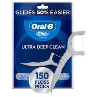 Oral-B Glide Cool Mint Flavor Ultra Deep Clean Floss Picks Value Pack, 150 count