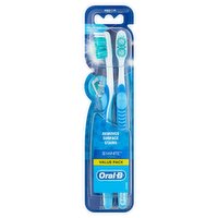 Oral-B 3D White Vivid Medium Toothbrushes Value Pack, 2 count