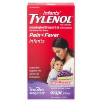 Tylenol Infants' Grape Flavor Pain + Fever Liquid, 1 fl oz, 1 Fluid ounce