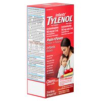 Tylenol Infants' Cherry Flavor Acetaminophen Pain + Fever Oral Suspension, 160 mg, 2 fl oz