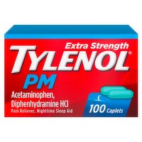 Tylenol PM Extra Strength Caplets, 100 count