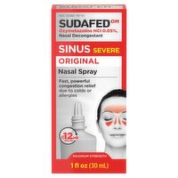 Sudafed Sinus Severe Original Nasal Spray, 1 fl oz