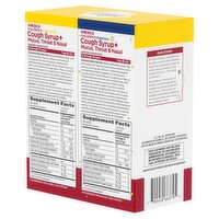 Zarbee's All-in-One Cough Syrup+ Mucus, Throat & Nasal Dietary Supplement, 4 fl oz, 2 count