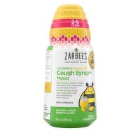 Zarbee's Children's Daytime Cough Syrup + Mucus Dietary Supplement, 2-6 Years, 4 fl oz
