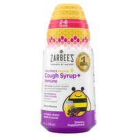 Zarbee's Children's Daytime Cough Syrup+ Immune Dietary Supplement, 2-6 Years, 4 fl oz