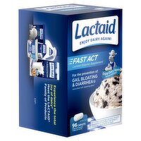 Lactaid Fast Act Lactase Enzyme Supplement, 96 count