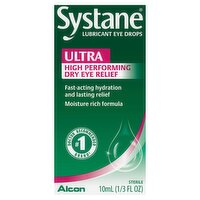 Systane Ultra Lubricant Eye Drops, 1/3 fl oz, 0.33 Fluid ounce