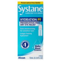 Systane Hydration PF Lubricant Eye Drops, 0.34 fl oz