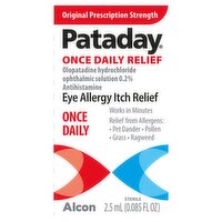 Pataday Original Prescription Strength Once Daily Relief Eye Drops, 0.085 fl oz