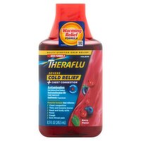 Theraflu Berry Flavor Severe Cold Relief Chest + Congestion, 8.3 fl oz, 8.3 Fluid ounce