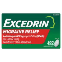 Excedrin Migraine Relief Caplets, 200 count