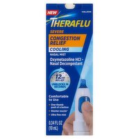 Theraflu Severe Congestion Relief Cooling Nasal Mist, 0.34 fl oz