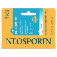 Neosporin First Aid Antibiotic/Pain Relieving Cream, 0.5 oz